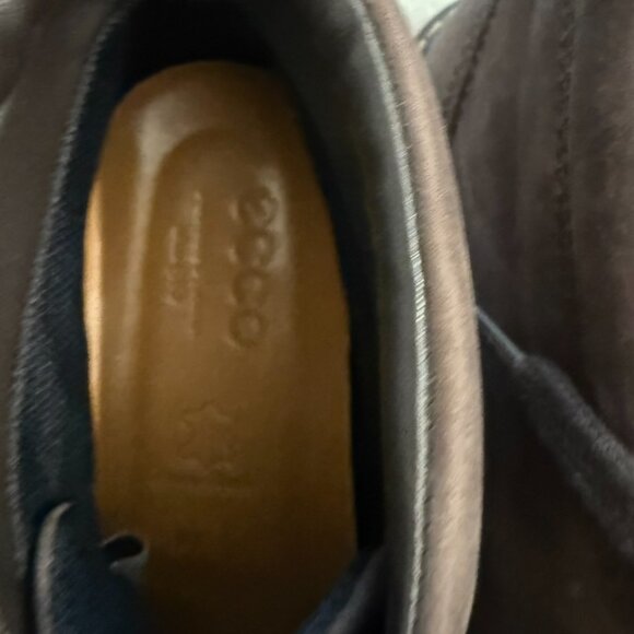 ECCO Brown Leather Gore-Tex Ankle Boots - Size 44 (US 10-10.5) - Picture 6 of 11